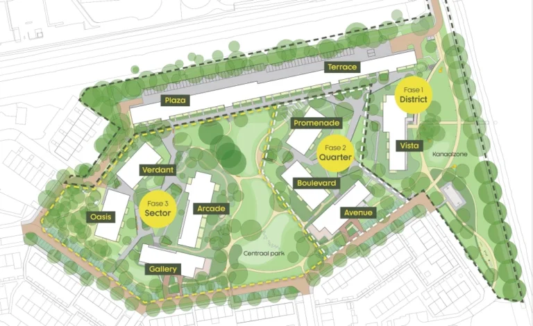 Plattegrond plankaart project.