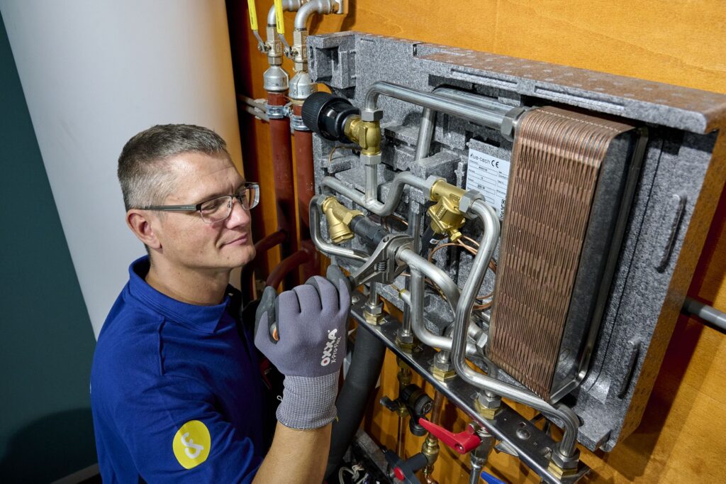 Sleutelen aan een installatie