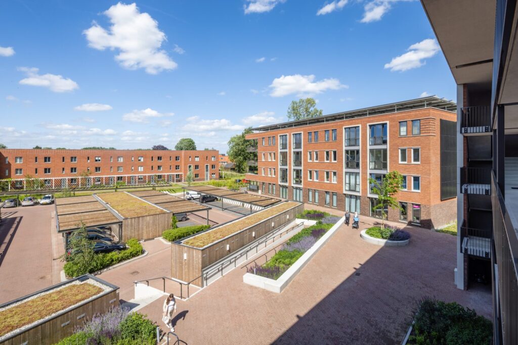 Plein kloosterkwartier aanzicht bewoners